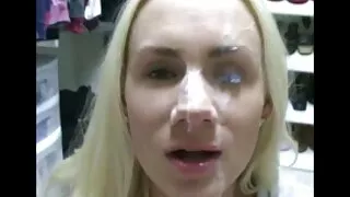 MarSl Slava näitab ära uue ujumistrikoo ja gratis porno sex hüppab kukk.